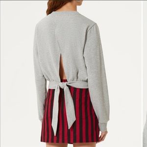 Rebecca minkoff open back crew neck